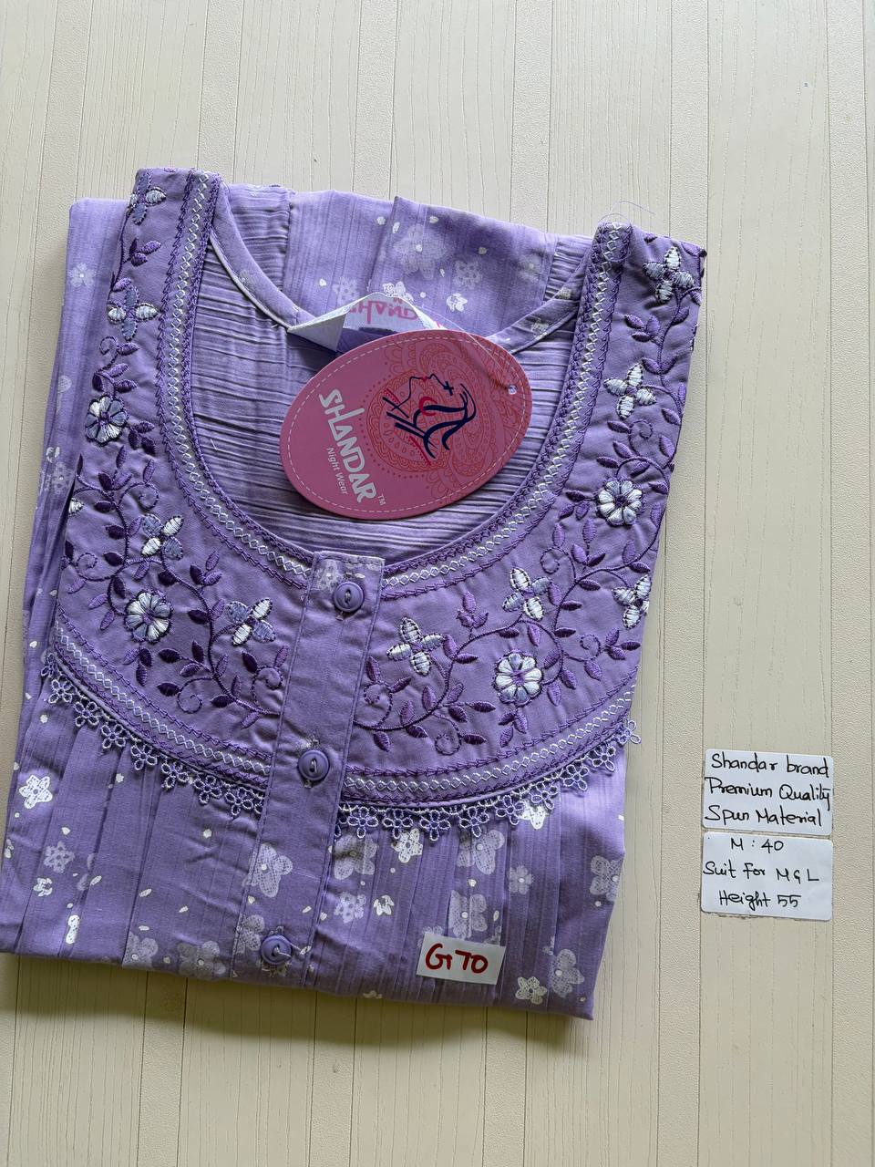 ASS147 Shandar Spun nighty