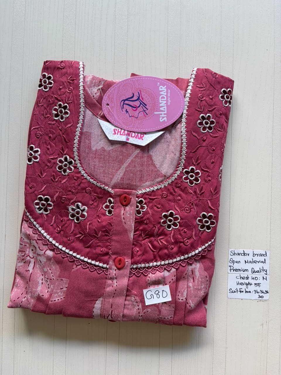 ASS 272 Shandar Spun nighty