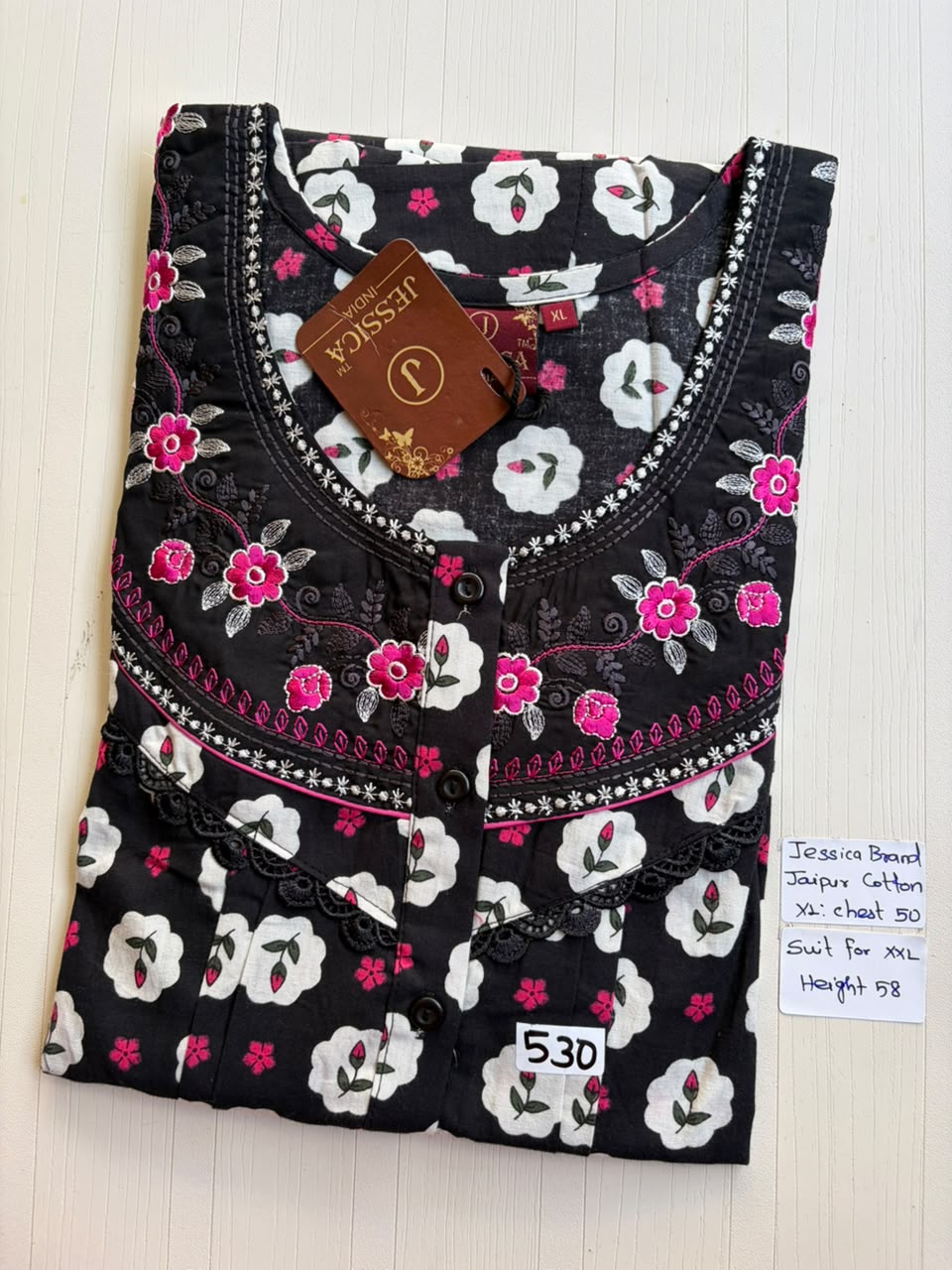 CJS 570 Height Jessica Pleats JC Nighty 550