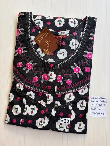 CJS 570 Height Jessica Pleats JC Nighty 550