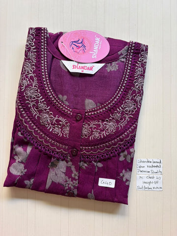 ASS 373 Shandar Spun nighty