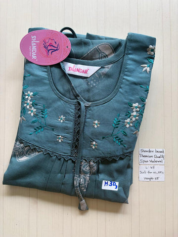 BSS 100 Shandar Spun nighty