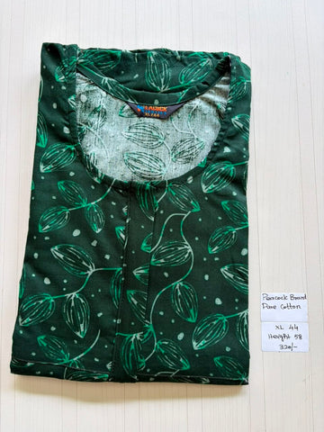 AASHP 079 Peacock Pleats Zip Nighty BP HP CPS