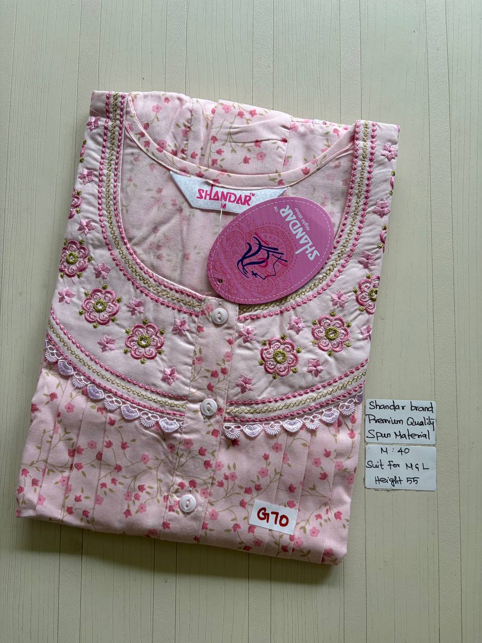 ASS148 Shandar Spun nighty