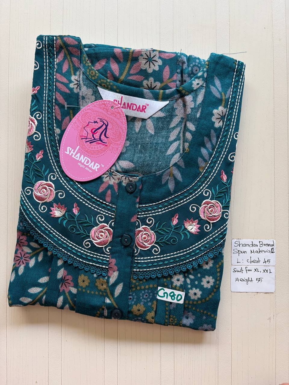 bss 463 Shandar Spun nighty
