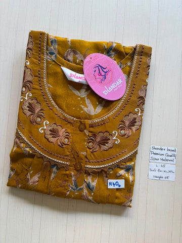 BS389 Shandar Spun nighty