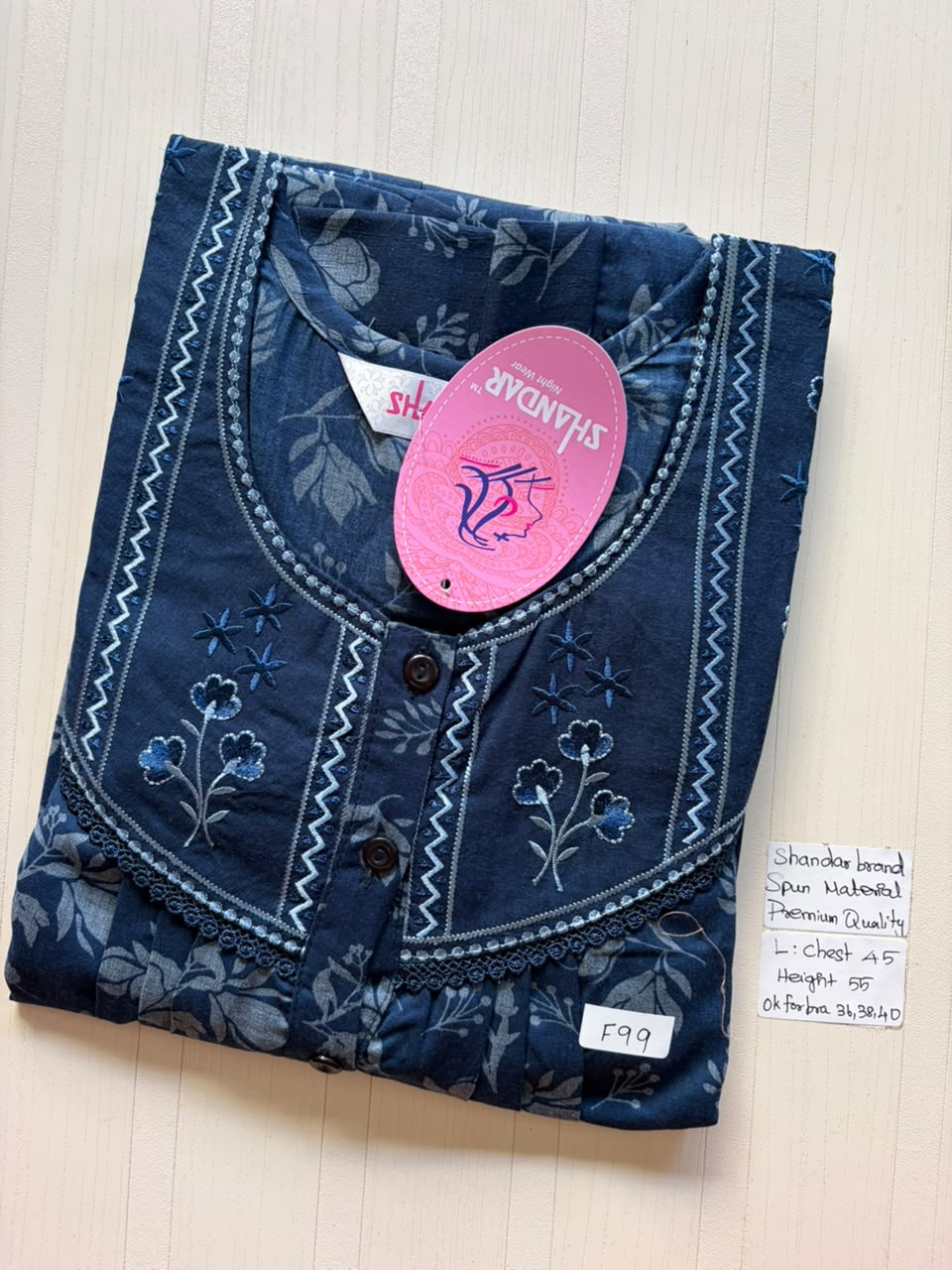 BSS 088 Shandar Spun nighty