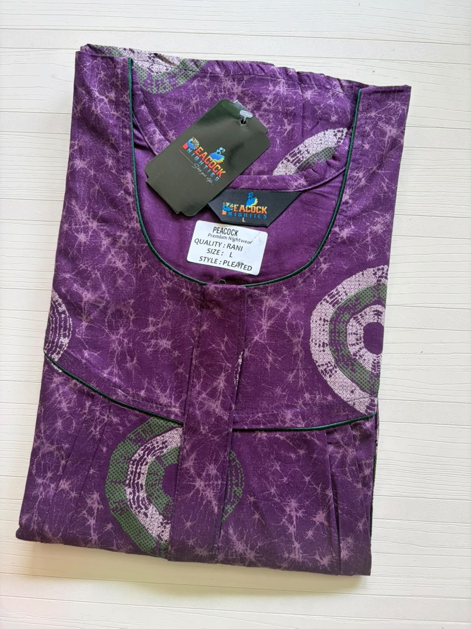 AAS5081 Peacock pleats Zip premium quality BP DD