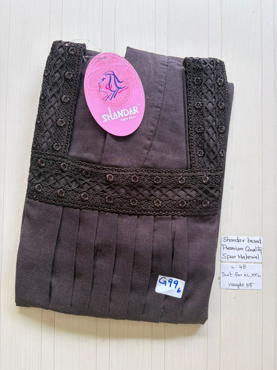 BS265 Shandar Spun nighty