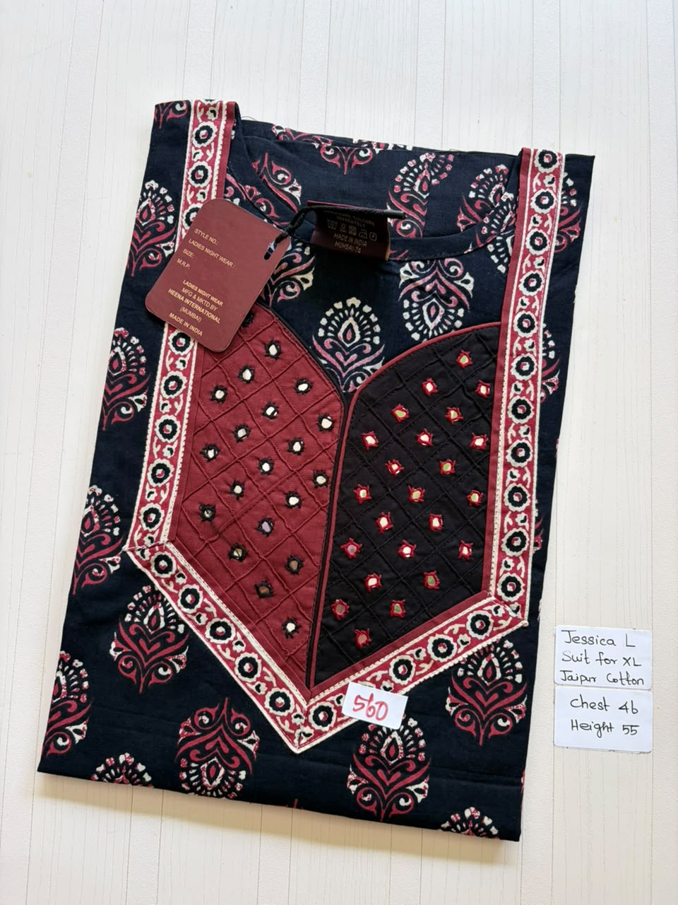 BJS 1471 Jessica VV AL JC Nighty 550