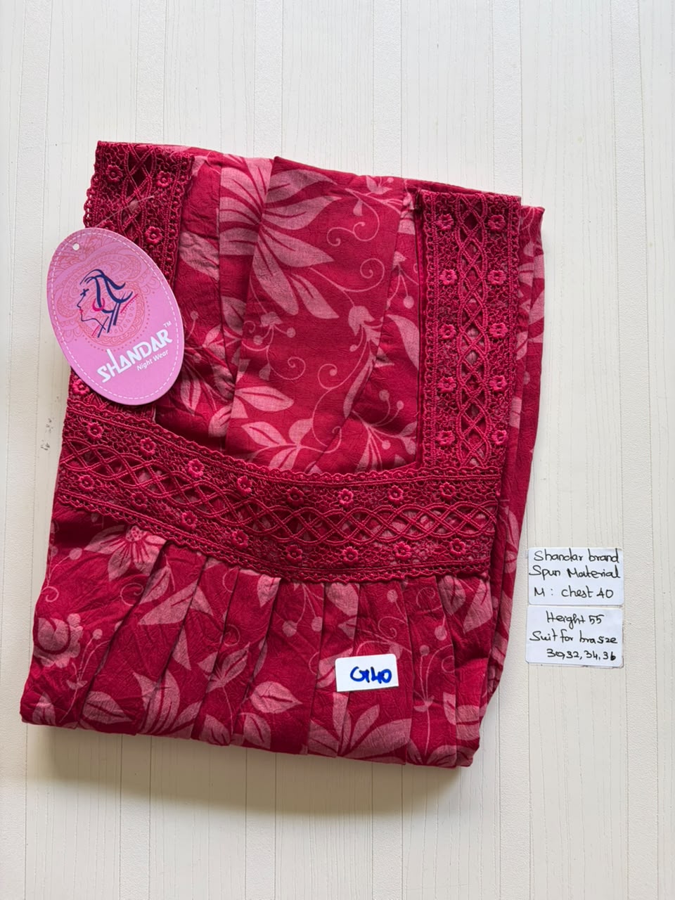 ASS 405 Shandar Spun nighty