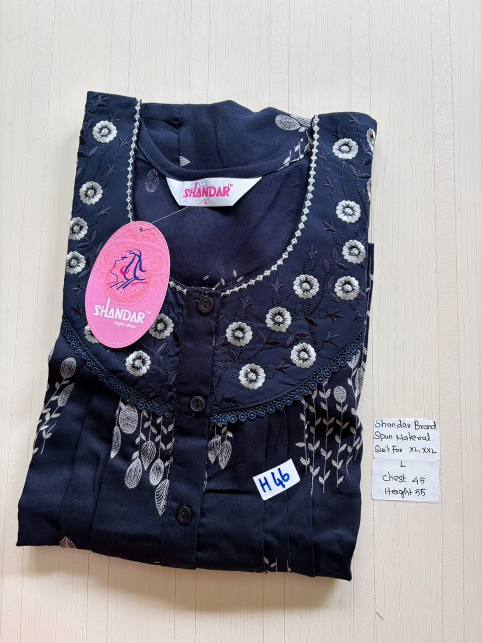 BSS 571 Shandar Spun nighty