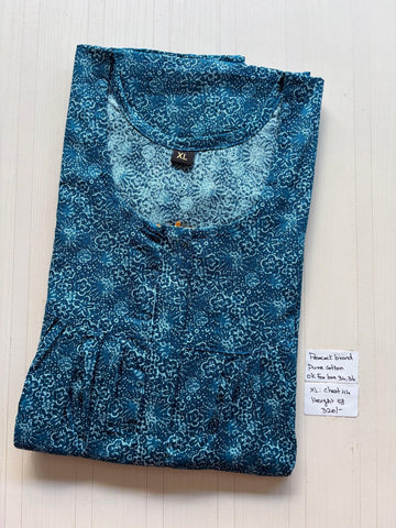 AASHP 283 Height Peacock Zip Pleats Nighty BP HP CPS