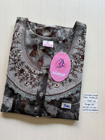 BSS 152 Shandar Spun nighty