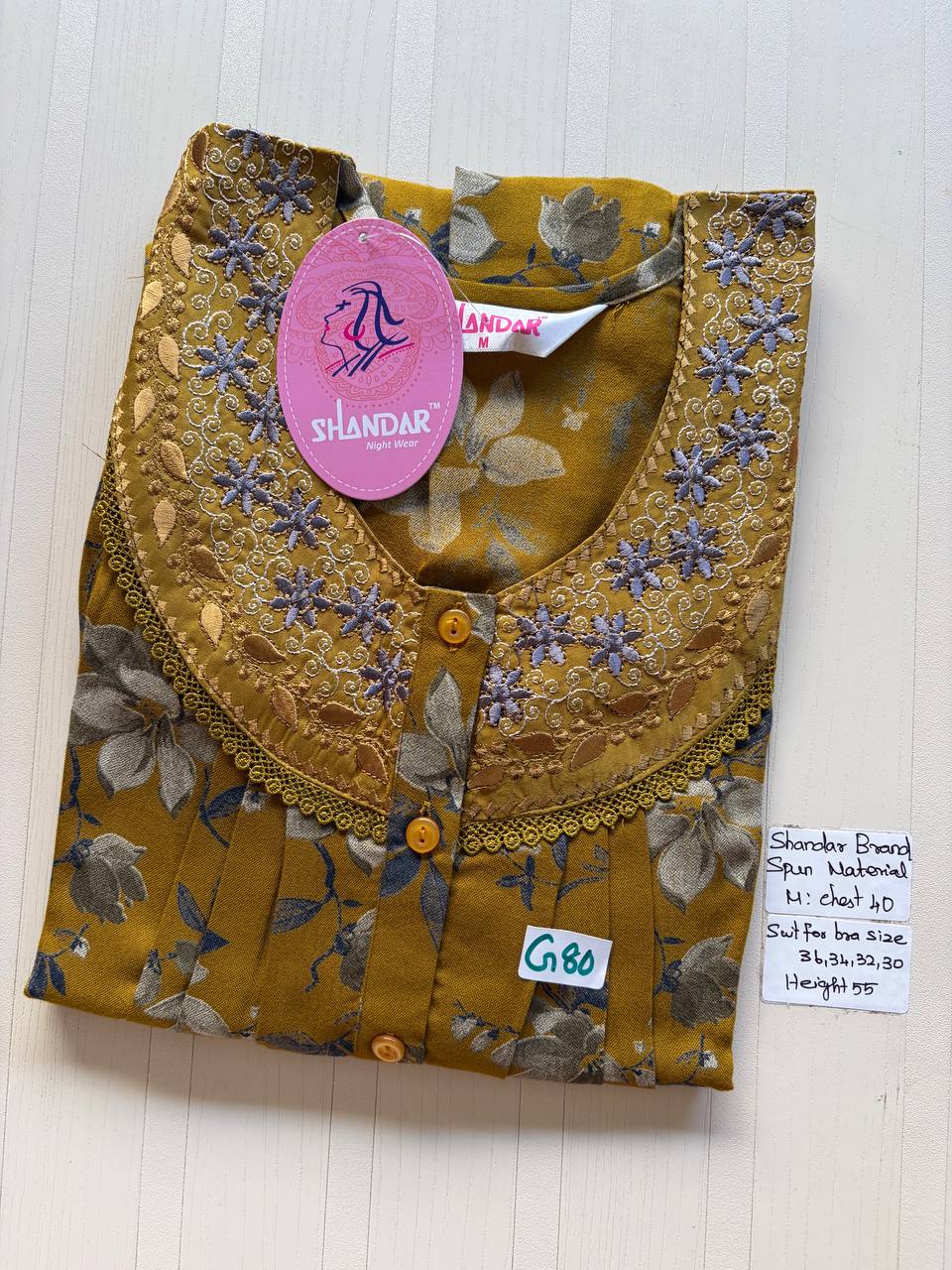 ASS 846 Shandar Spun nighty