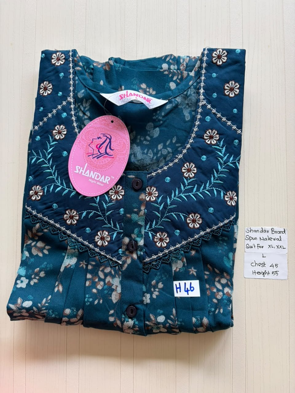 BSS 582 Shandar Spun nighty