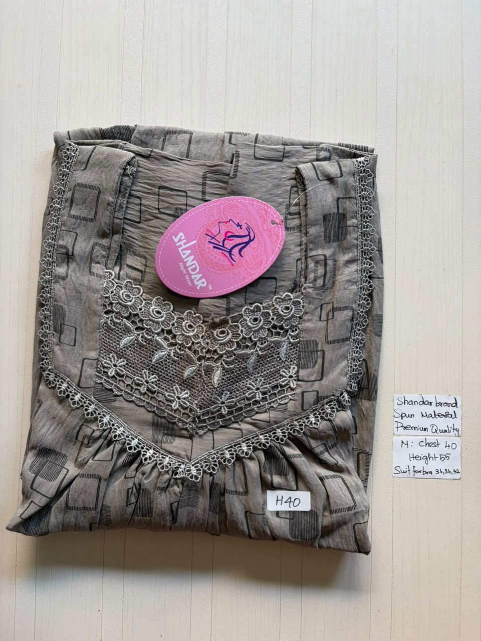 ASS 344 Shandar Spun nighty