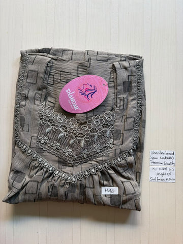ASS 344 Shandar Spun nighty