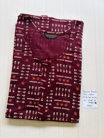 AASZ 176 Height Peacock Zip Nighty BP HP CPS