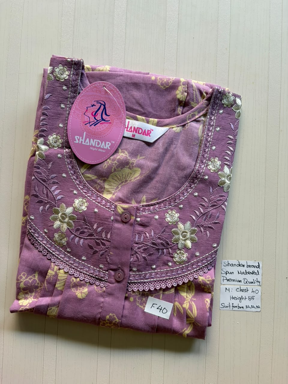 ASS 379 Shandar Spun nighty