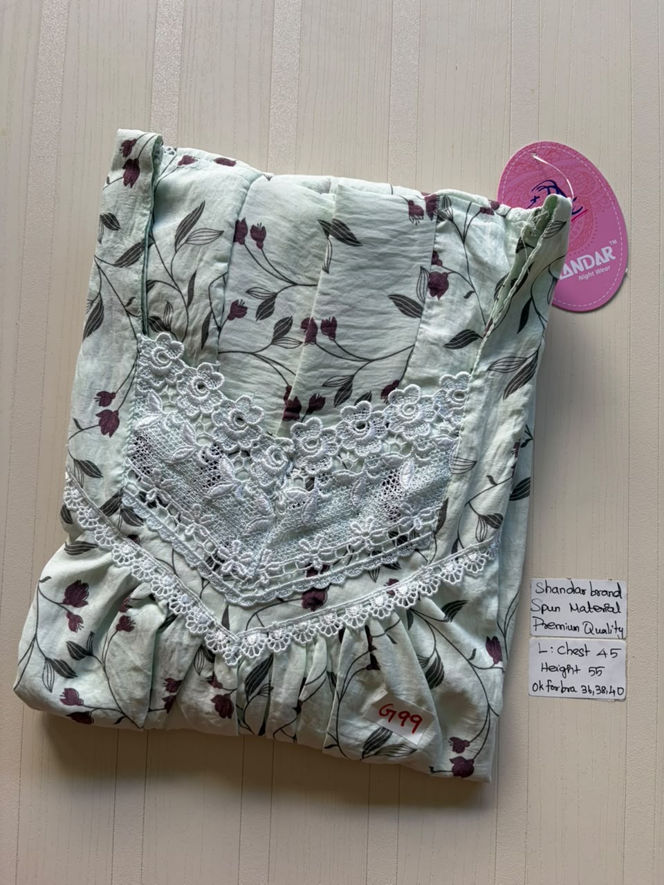 BSS 081 Shandar Spun nighty