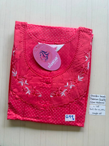 BS310 Shandar Spun nighty