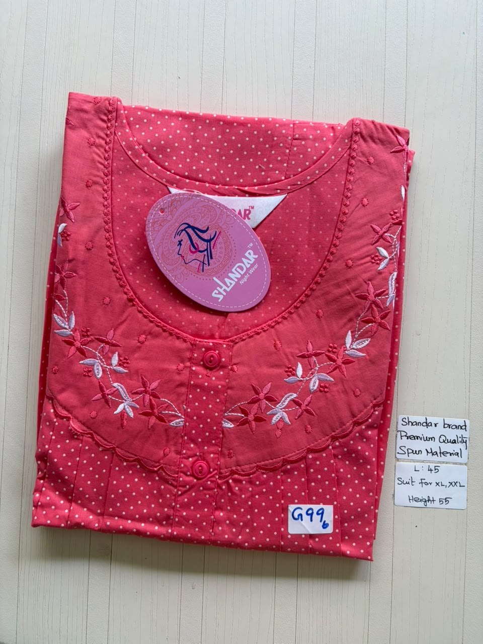 BS310 Shandar Spun nighty