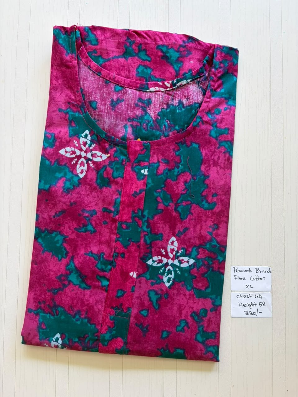 AASHP012 Peacock Pleats Zip Nighty HP BP