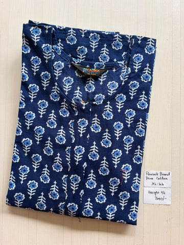 AASZ 261 Height Peacock Zip Nighty BP CPS