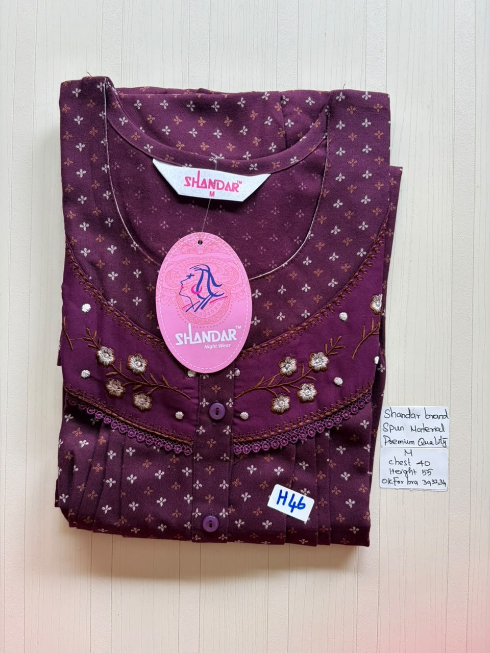 ASS 236 Shandar Spun nighty