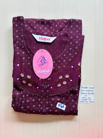 ASS 236 Shandar Spun nighty