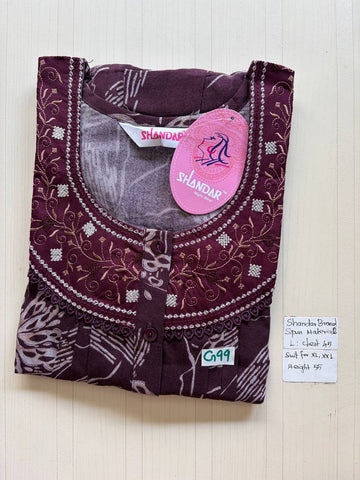 bss 426 Shandar Spun nighty