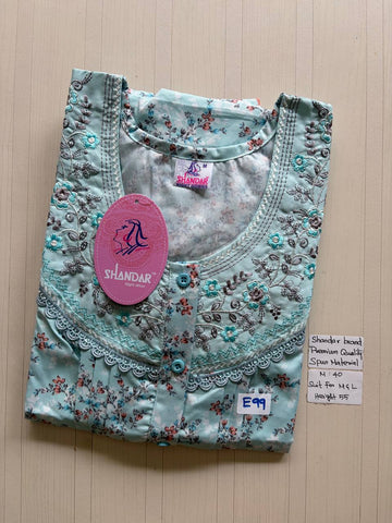ASS159 Shandar Spun nighty