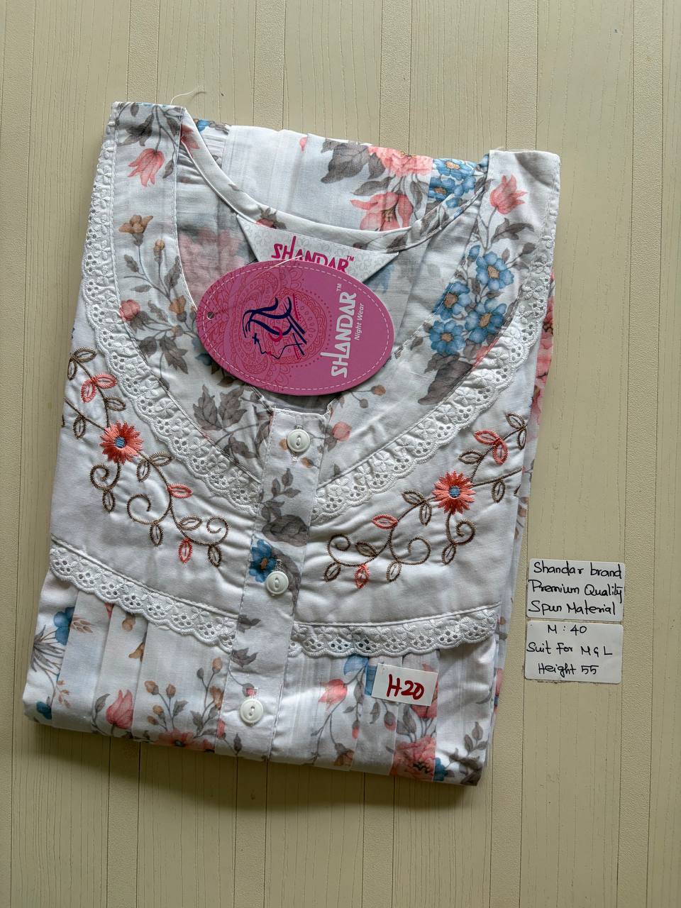 ASS179 Shandar Spun nighty