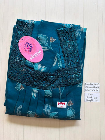 DSS094 Height Shandar Spun Nighty