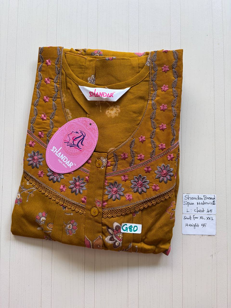 bss 461 Shandar Spun nighty