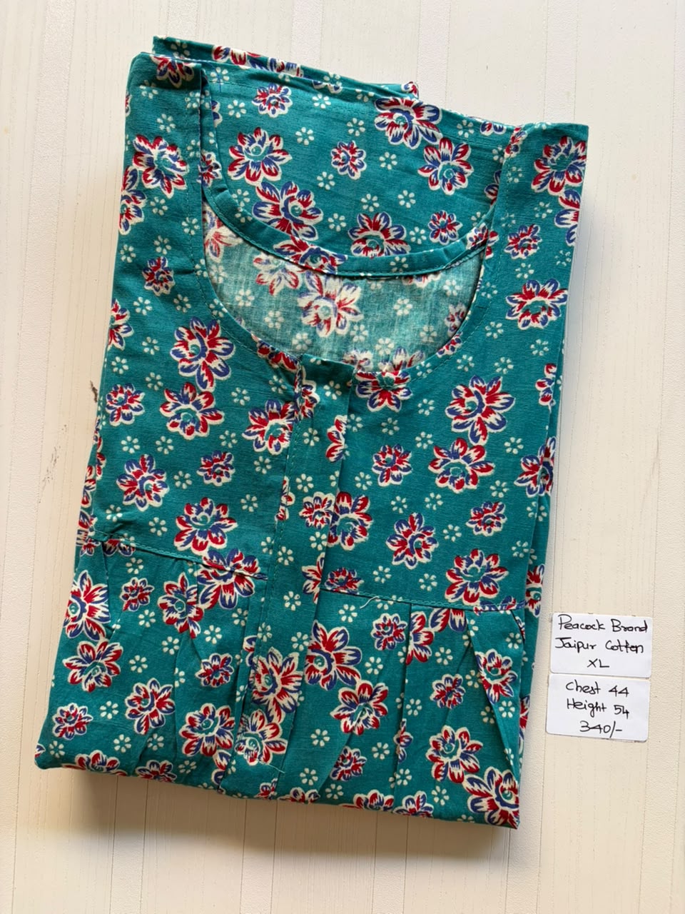 AASBP 383 Peacock Pleats Zip Nighty BP CPS