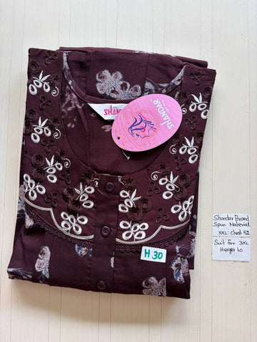 Dss 384 Shandar Spun nighty