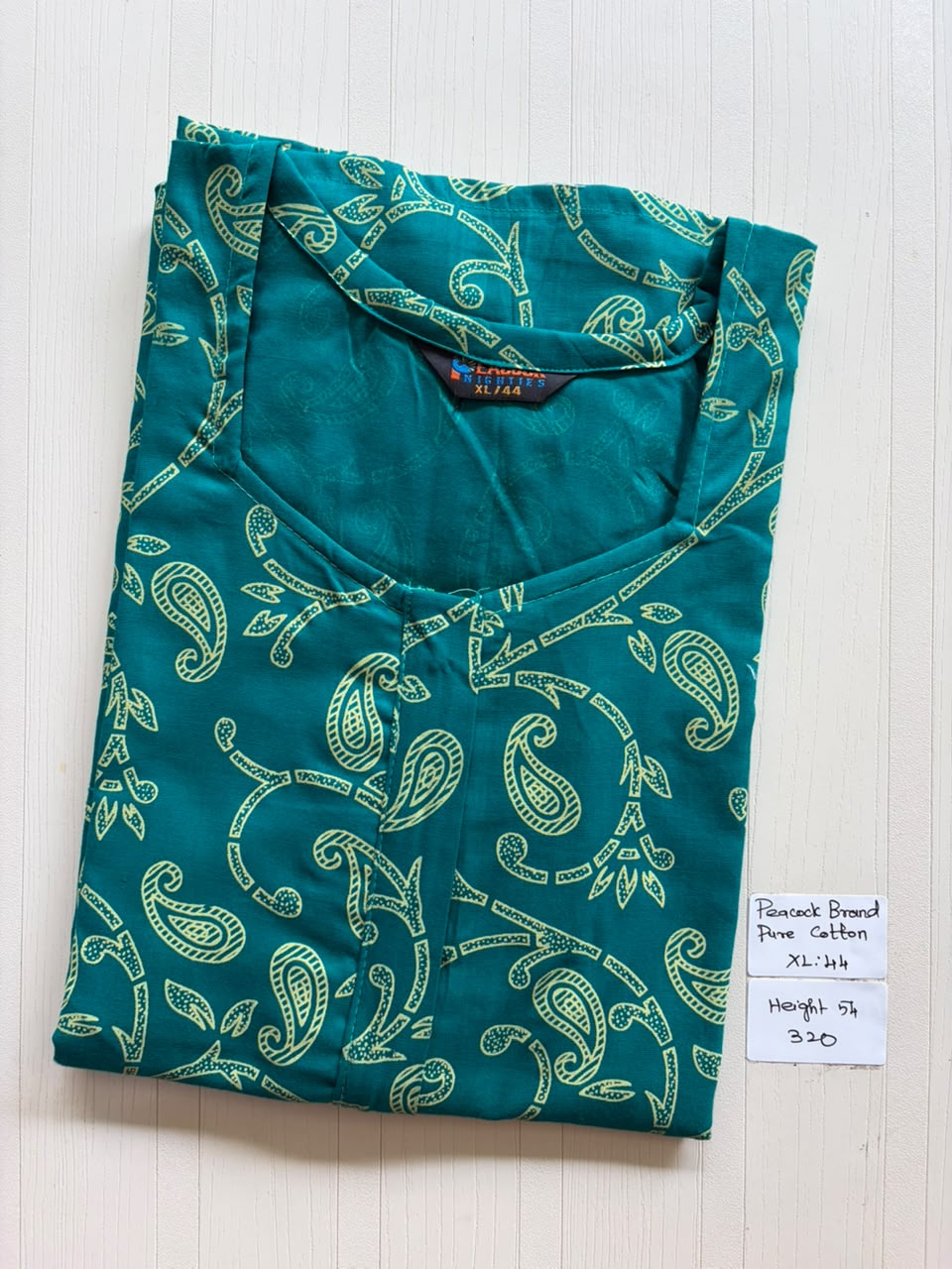 AASBP 249 Peacock Pleats Zip Nighty BP BPS