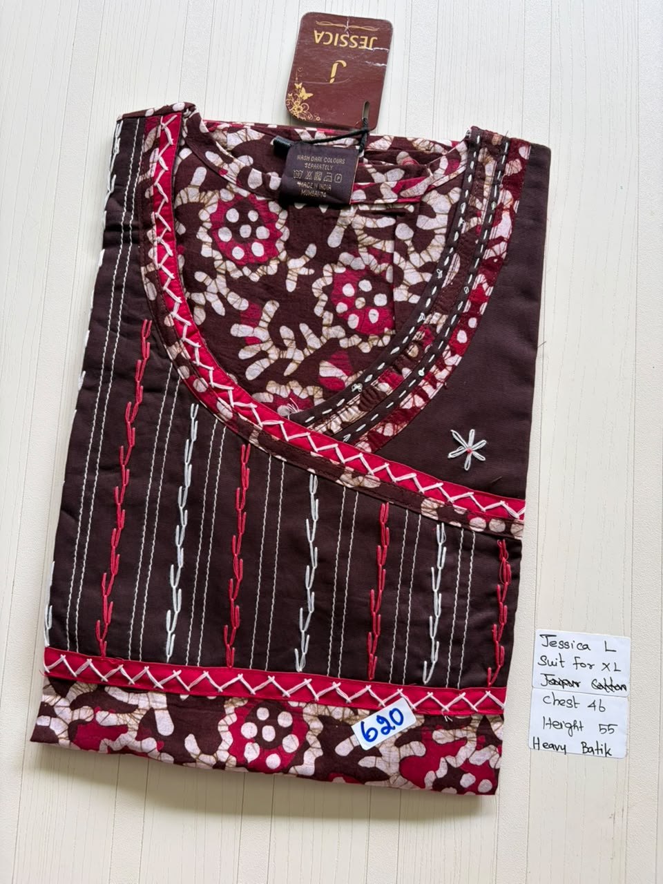 BJS 931 Jessica VV Batik Nighty