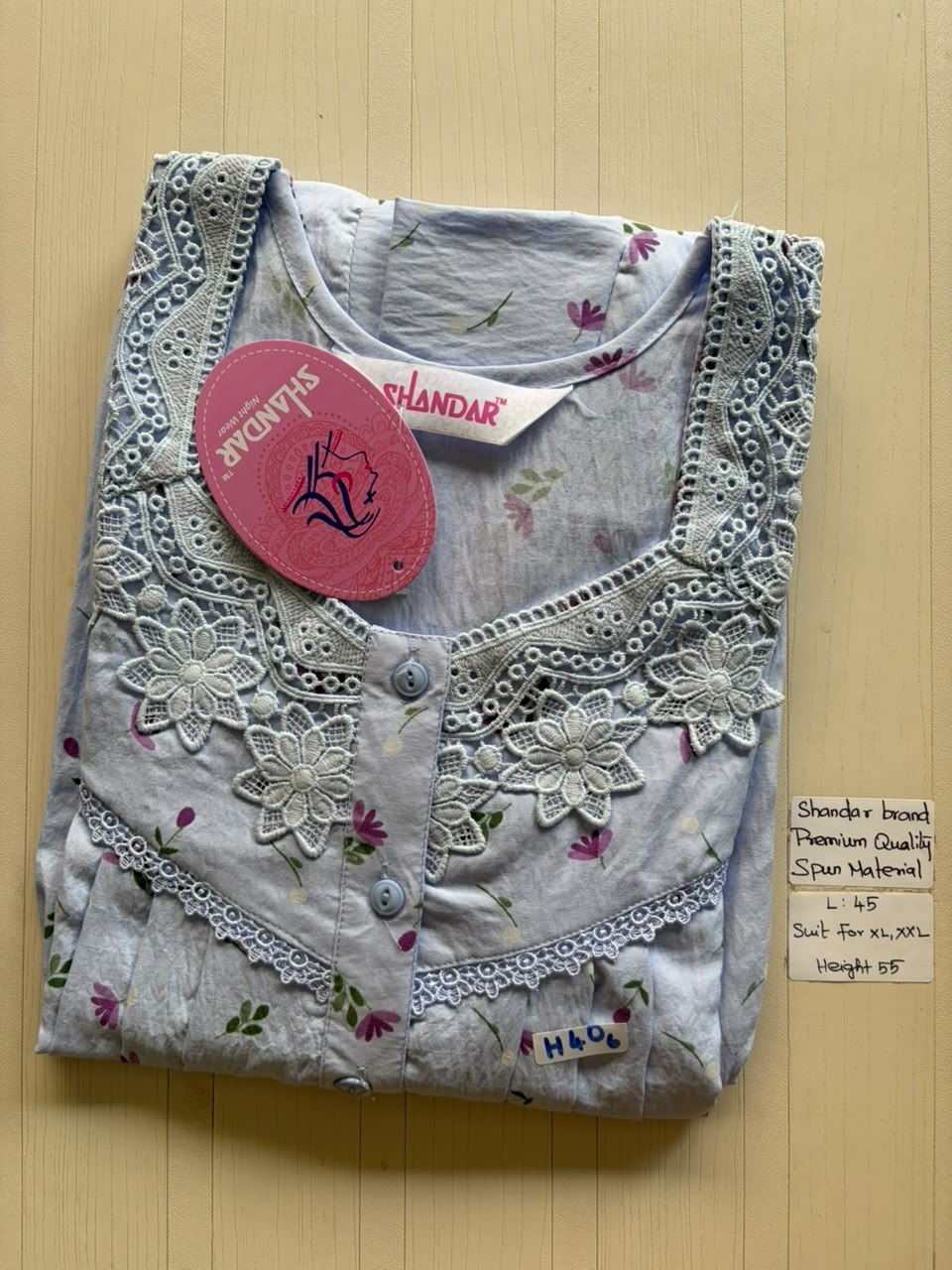 BS378 Shandar Spun nighty