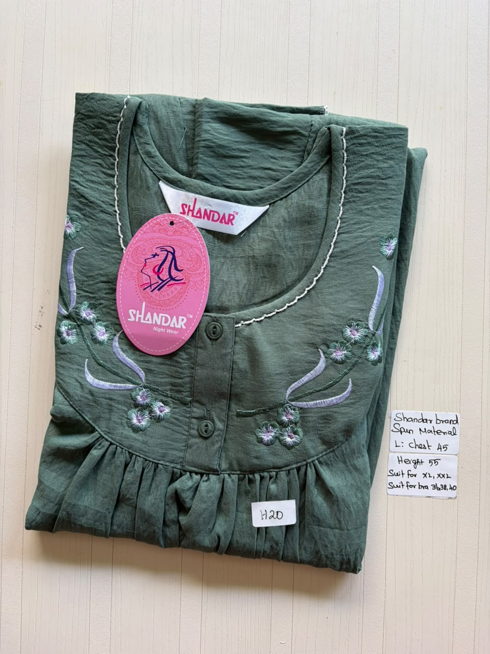 BSS 148 Shandar Spun nighty