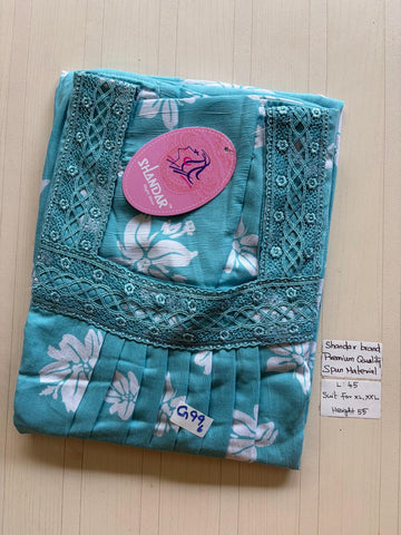 BSS 098 Shandar Spun nighty