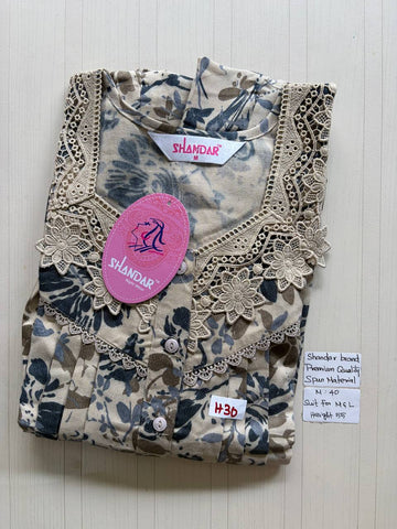 ASS106 Shandar Spun nighty