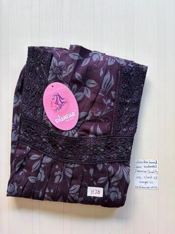 DSS 123 Height Shandar Spun nighty XX1