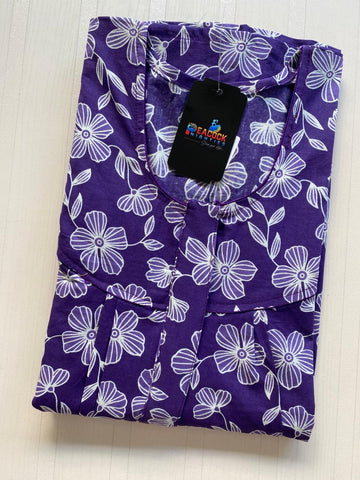 AASBP 132 Peacock Pleats Zip Nighty BP BPS APS BPS CPS DPS