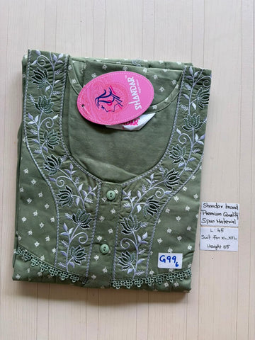 BS291 Shandar Spun nighty