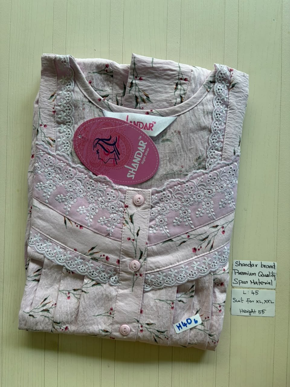 BS379 Shandar Spun nighty