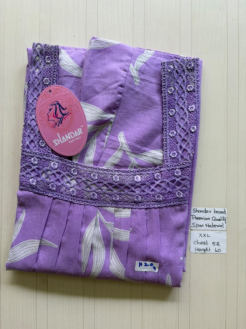 DSS068 Height Shandar Spun Nighty