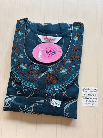 ASS 827 Shandar Spun nighty